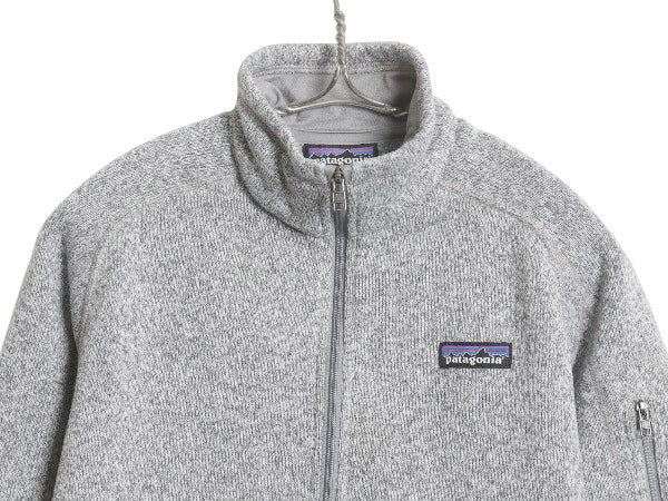 パタゴニア ベターセーター ハーフジップ レディース M 18年製 アウトドア 裏起毛 フリース セーター プルオーバー ジャケット ブルゾン 灰