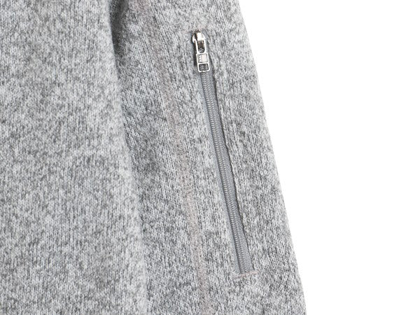 パタゴニア ベターセーター ハーフジップ レディース M 18年製 アウトドア 裏起毛 フリース セーター プルオーバー ジャケット ブルゾン 灰