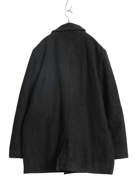 エルエルビーン ウール ハーフ コート メンズ L / 中綿 キルティング ライナー付き ハンティング ジャケット フルジップ ヘビーウェイト