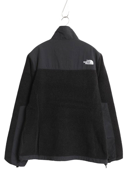 ノースフェイス デナリ ジャケット レディース M 古着 アウトドア フリース ナイロン フルジップ ブルゾン ジャンパー ハイネック ブラック