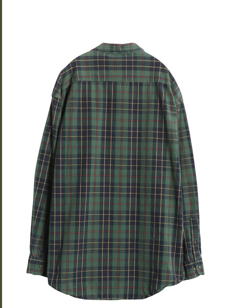 00s オールド ギャップ チェック 長袖 シャツ メンズ XL 旧タグ ヘビーウェイト コットン ゆったり カジュアル マルチカラー 大きいサイズ