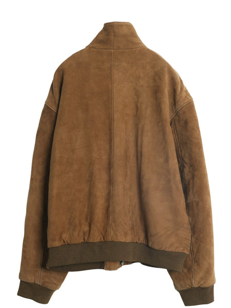 80s 90s USA製 エルエルビーン 本革 ヌバック レザー ジャケット メンズ L / オールド ヴィンテージ 中綿 スウェード 革ジャン ブルゾン茶