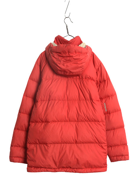 パタゴニア ルビコン ダウン ジャケット メンズ L / 14年製 600フィル ジャンパー ブルゾン フルジップ ナイロン フード パーカー レッド