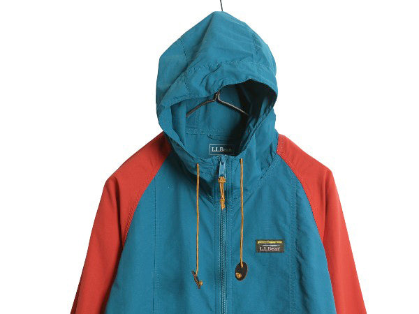 エルエルビーン ナイロン アノラック パーカー ジャケット レディース L / 古着 プルオーバー ハーフジップ パッカブル マンパ ハイネック