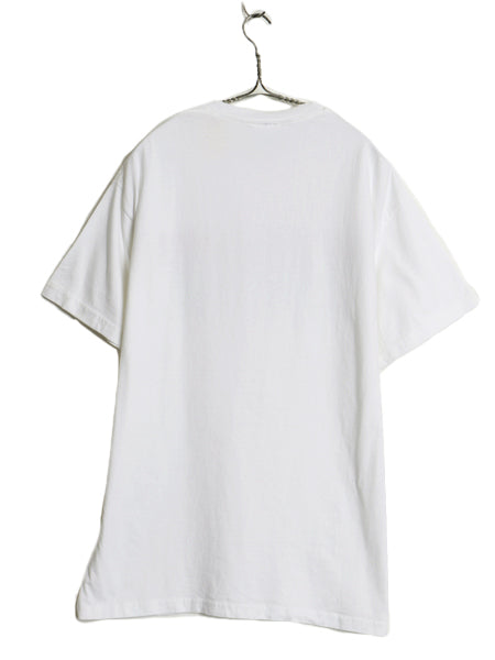 デッドストック 00s ガンズアンドローゼス イラスト プリント Tシャツ メンズ L / オールド オフィシャル ローズ アート バンド ロック 白