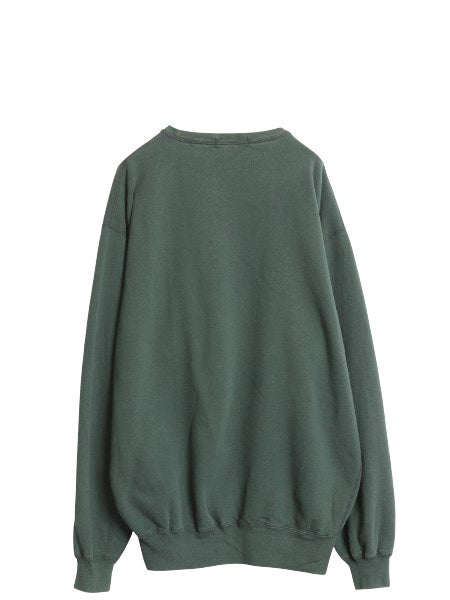 90s ポロ ラルフローレン スウェット メンズ XL / オールド クルーネック 裏起毛 トレーナー ワンポイント 大きいサイズ シンプル グリーン