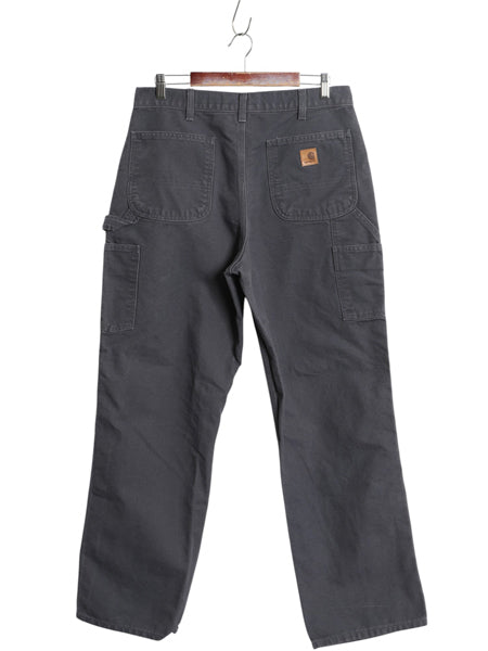 US企画 カーハート ウォッシュド ダック ペインター パンツ メンズ 34 32 ワーク ストレート ヘビーウェイト コットン ボトムス ぺトロール