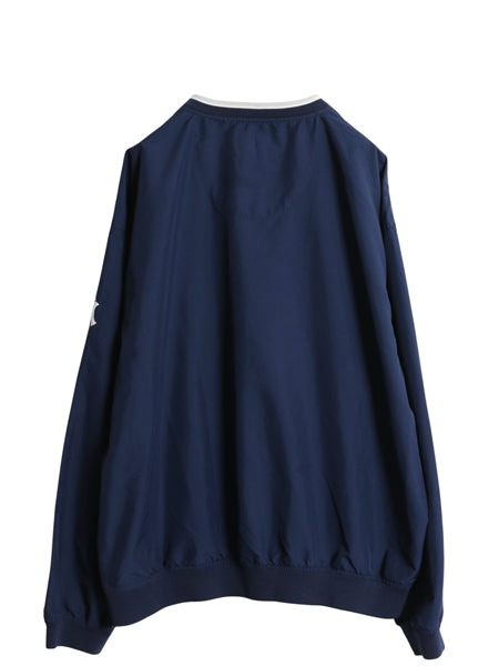 ナイキ ヤンキース ナイロン ジャケット メンズ XL MLB オフィシャル スウッシュ プルオーバー スタジャン ブルゾン 大リーグ 大きいサイズ