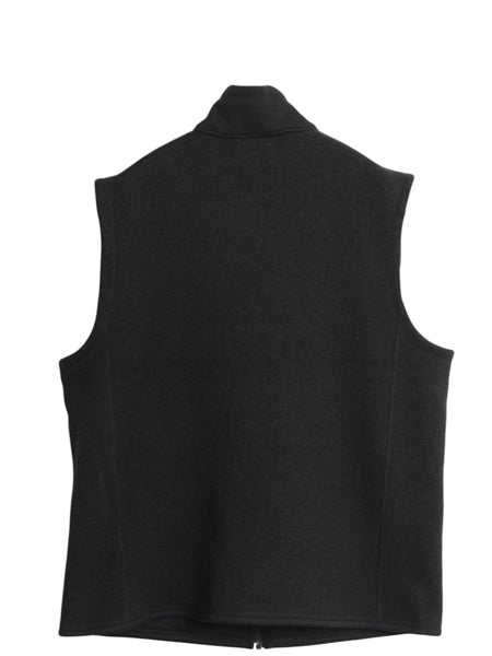 パタゴニア ベターセーター ベスト メンズ L 古着 16年製 フリース セーター 前開き フルジップ アウトドア 重ね着 ワンポイント ブラック