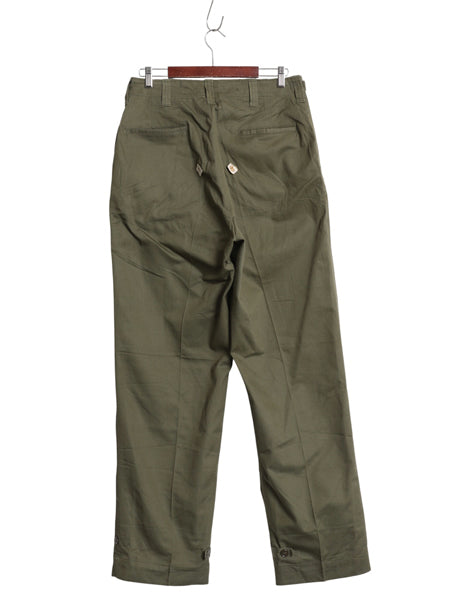 デッドストック 40s ★ 米軍実物 US ARMY M-43 フィールド パンツ 32 34 新品 ヴィンテージ ミリタリー コットン サテン アーミー 軍物 M43