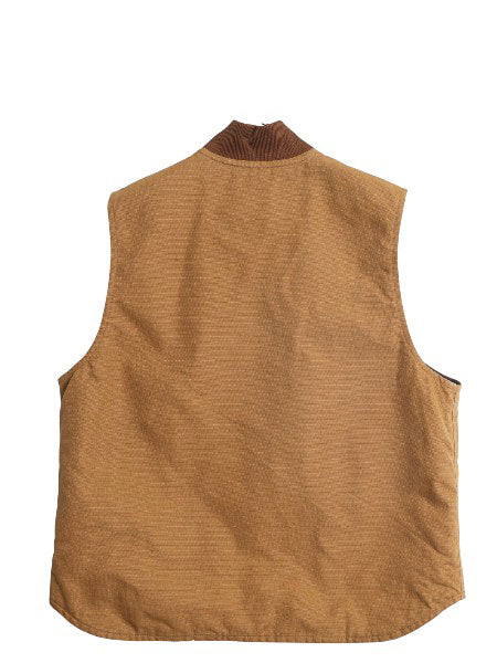 ほぼ デッドストック US企画 カーハート 中綿 ダック ベスト メンズ XL ナイロン キルティング ライナー ワーク 重ね着 企業 大きいサイズ