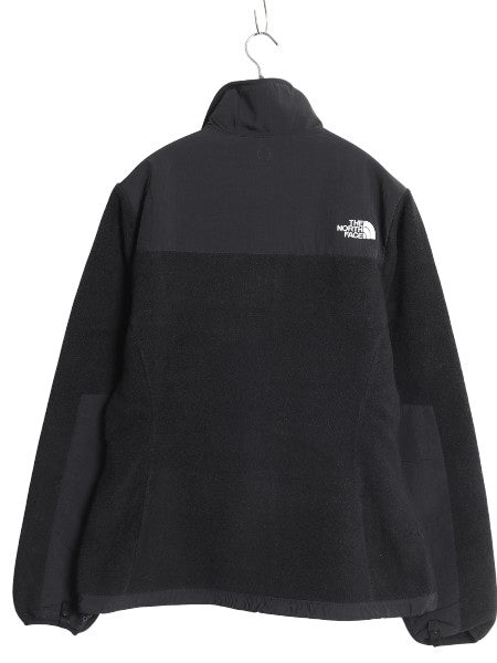 ノースフェイス デナリ ジャケット レディース M / 古着 アウトドア フリース ナイロン フルジップ ブルゾン ハイネック アウター ブラック