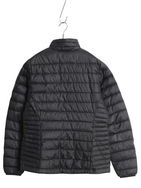 パタゴニア ダウン セーター ジャケット レディース S / 17年製 ナイロン フルジップ 800フィル アウトドア パッカブル ブルゾン ブラック