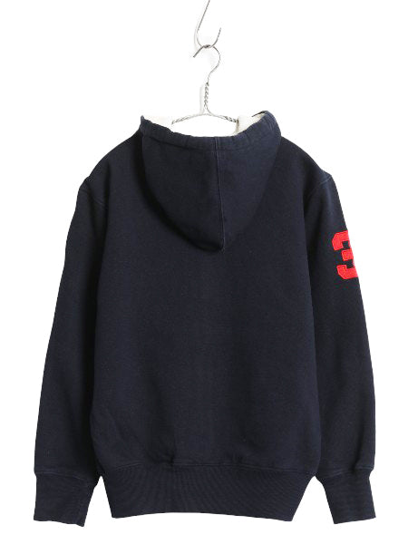 ビッグポニー ポロ ラルフローレン フルジップ スウェット フード パーカー レディース M メンス S 程 / トレーナー 裏起毛 ヘビーウェイト