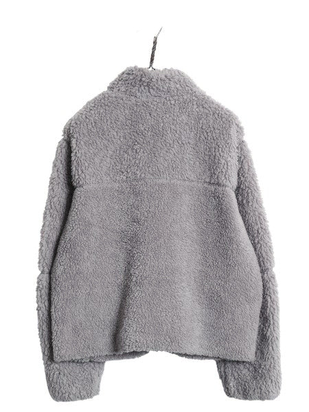 パタゴニア ルナ― ダスク ジャケット レディース L / 古着 パイル フリース ブルゾン ジャンパー アウトドア ボア もこもこ 無地 グレー