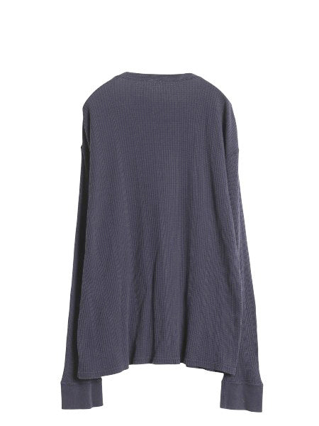 00s ポロ ラルフローレン 長袖 サーマル Tシャツ メンズ XL / オールド ロンT ワッフル ストレッチ インナー カットソー 大きいサイズ 紺