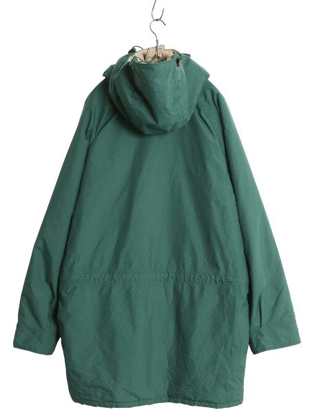 80s USA製 エルエルビーン メインワーデンズ パーカー メンズ L / 古着 ヴィンテージ ゴアテックス 中綿 ジャケット マウンテンパーカー 緑