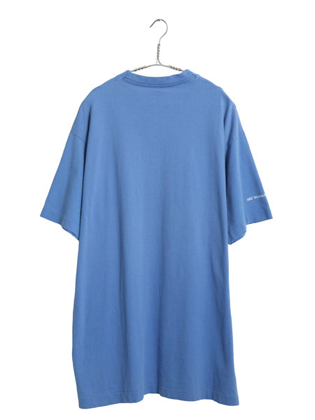 90s USA製 AT&T 企業 プリント 半袖 Tシャツ メンズ XL / オールド 当時物 オフィシャル ヘビーウェイト ワンポイント ブルー 大きいサイズ