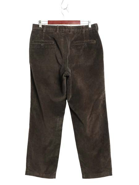 ブルックスブラザーズ 太畝 コーデュロイ パンツ メンズ 34 30 / 古着 ノータック スラックス テーパード コーズ トラウザー 無地 ブラウン