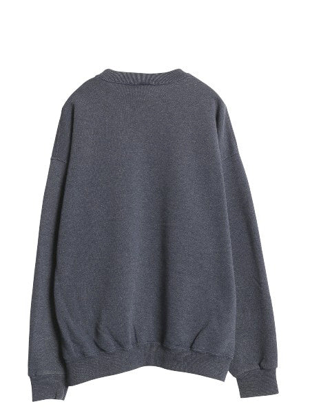 90s ラッセル 無地 スウェット メンズ レディース XL オールド トレーナー 前V 裏起毛 大きいサイズ ワンポイント ブランク ブルー グレー