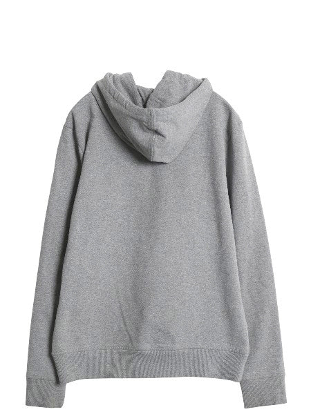 パタゴニア プリント スウェット フード パーカー メンズ M 18年製 トレーナー プルオーバー ストレッチ 裏起毛 フィッツロイ ベア グレー