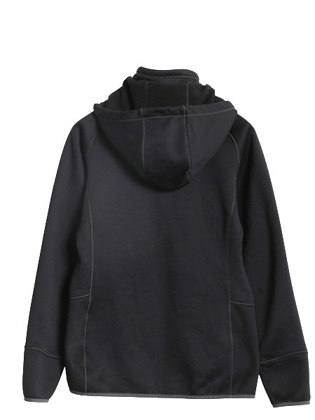 パタゴニア テック フリース フーディ レディース М / 古着 15年製 アウトドア フルジップ ジャージ パーカー ストレッチ ジャケット 黒