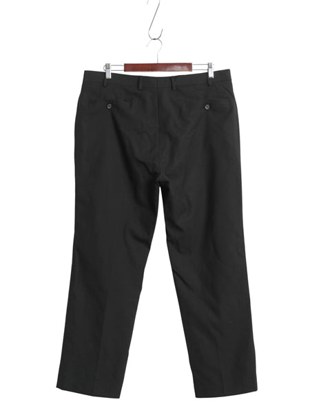 ローレン ラルフローレン サマー ウール スラックス パンツ メンズ 36 30 古着 ポロ ノータック ストレート ビジネス シワになりにくい 黒