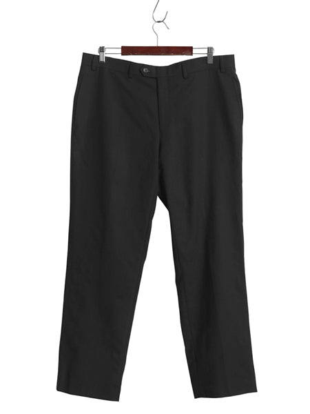 ローレン ラルフローレン サマー ウール スラックス パンツ メンズ 36 30 古着 ポロ ノータック ストレート ビジネス シワになりにくい 黒