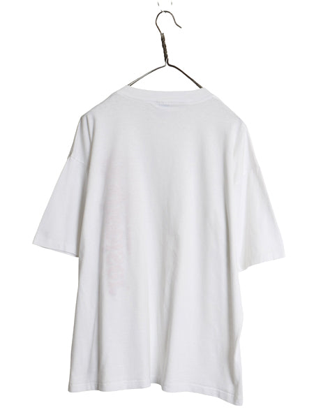 90s USA製 バドワイザー ロゴ プリント 半袖 Tシャツ メンズ XL / オールド 当時物 企業 シングルステッチ ビール 大きいサイズ ホワイト