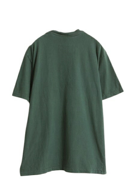 00s ジェイクルー ポケット付き 無地 半袖 Tシャツ メンズ L 古着 オールド ポケT コットン ヘビーウェイト カットソー シンプル グリーン