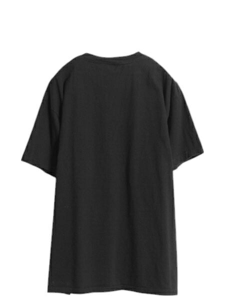 デッドストック 00s ネコ アート イラスト プリント Tシャツ メンズ レディース L オールド 企業 アニマル グラフィック ヘビーウェイト 黒
