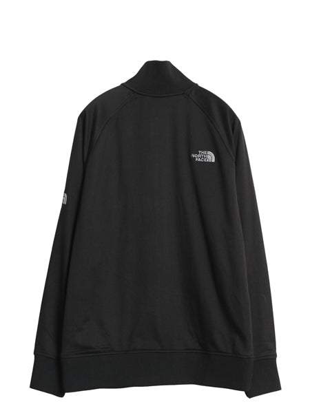 US企画 ノースフェイス フルジップ トラック ジャケット メンズ M / アウトドア ハイネック ブルゾン ジャンパー ジャージ ストレッチ 黒