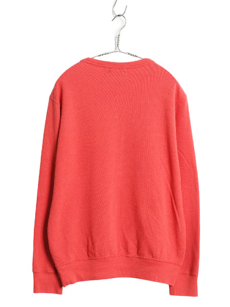 ポロ ラルフローレン 前V スウェット メンズ M トレーナー ワンポイント ストレッチ クルーネック 長袖 Tシャツ ロンT 裏起毛なし シンプル