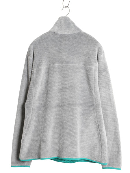 パタゴニア リツール スナップT プルオーバー ジャケット レディース XL 15年製 フリース アウトドア ブルゾン ハイネック 大きいサイズ 灰