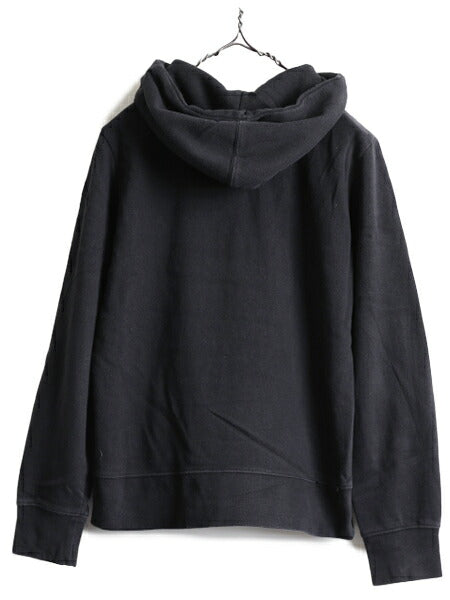 ■ ノースフェイス プリント スウェット フード パーカー ( レディース M ) The North Face トレーナー プルオーバー 裏起毛 アウトドア 黒