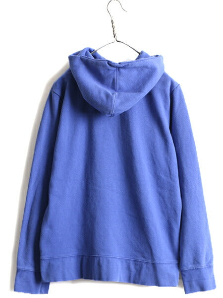大きいサイズ XL ■ ノースフェイス プリント スウェット フード パーカー ( レディース ) 古着 The North Face プルオーバー 裏起毛 紫