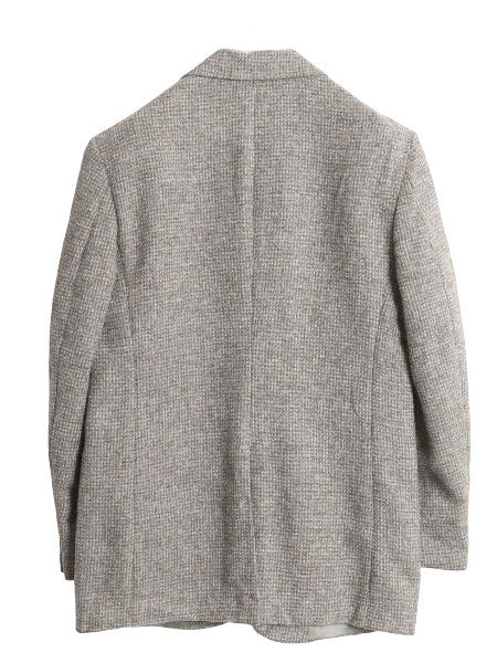 80s USA製 ハリスツイード テーラード ジャケット メンズ L 程/ ヴィンテージ ブレザー ツイード ウール トラッド カジュアル マルチカラー