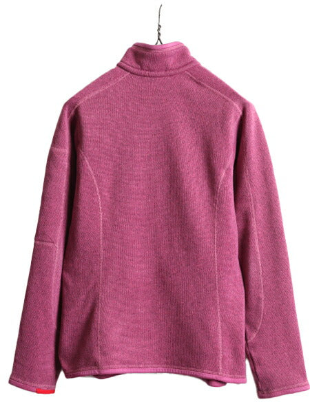 13年製 ■ パタゴニア ベターセーター ジャケット レディース M 古着 Patagonia フリース アウトドア ジャンパー フルジップ ニット 杢 紫