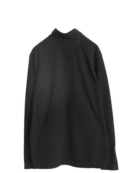 パタゴニア マイクロD ハーフジップ フリース プルオーバー メンズ L 19年製 アウトドア ロンT 長袖 Tシャツ ハイネック トップス ブラック