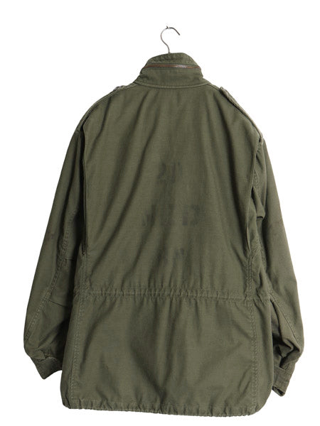 ステンシル 80s 米軍実物 US ARMY M-65 フィールド ジャケット MEDIUM REGULAR 80年製 ヴィンテージ ミリタリー 軍物 3rd ブラス ブルゾン