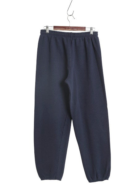 USA製 US NAVY プリント スウェット トレーニング パンツ メンズ M / 古着 ミリタリー 裏起毛 トレーナー 軍物 ネイビー USN ワンポイント