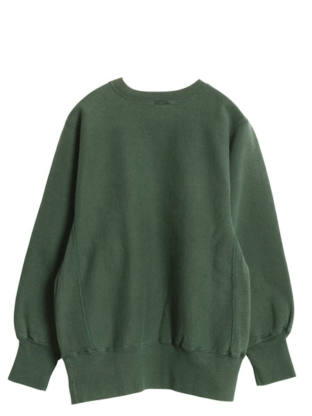 90s USA製 ★ チャンピオン リバースウィーブ 3段 カレッジ プリント スウェット メンズ M 古着 オールド トレーナー 裏起毛 トリコタグ 緑