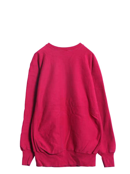 90s USA製 チャンピオン リバースウィーブ スウェット メンズ XXL / オールド トレーナー 裏起毛 スクリプト ロゴ刺繍 大きいサイズ ピンク