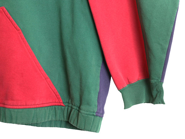 80s チャップス ラルフローレン ハーフジップ スウェット メンズ XL 程 ヴィンテージ トレーナー 裏起毛 クレイジー パターン 大きいサイズ