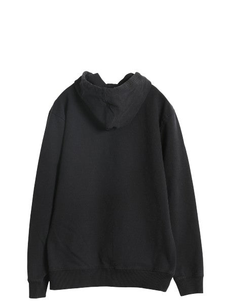 パタゴニア プリント スウェット フード パーカー メンズ M / 19年製 トレーナー ストレッチ 裏起毛 プルオーバー ヘビーウェイト ブラック