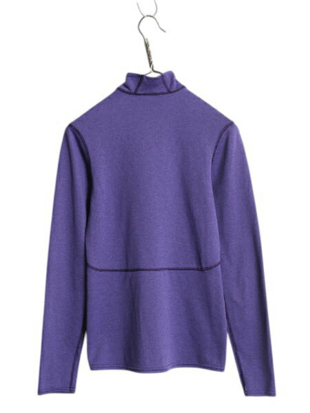 パタゴニア キャプリーン 3 ミッドウェイト ジップネック レディース S / Patagonia アウトドア ハーフジップ 長袖 Tシャツ ロンT インナー