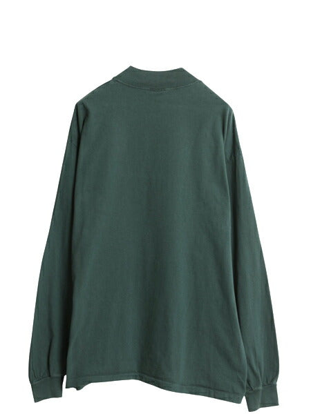 90s USA製 オールド ギャップ モックネック 長袖 Tシャツ メンズ L / オールド 無地 ロンT シングルステッチ ヘビーウェイト カットソー 緑
