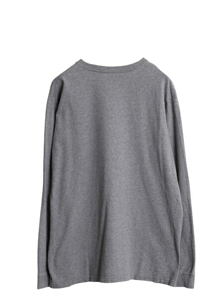 パタゴニア プリント 長袖 Tシャツ メンズ L / 古着 17年製 アウトドア ロンT ロングスリーブ P-6 グラフィック ステッカー ロゴT グレー