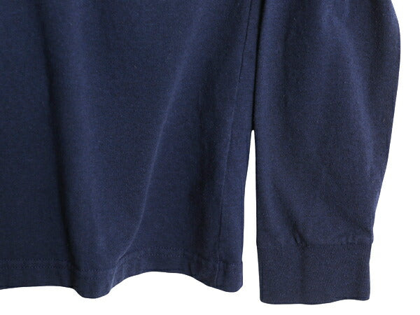 パタゴニア 両面 プリント 長袖 Tシャツ メンズ M 18年製 アウトドア ロンT ロングスリーブ P6 バックプリント ボックスロゴ カットソー 紺