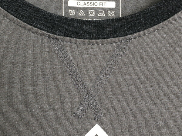ノースフェイス ロゴ プリント ベースボール Tシャツ レディース XL / アウトドア 7分丈 ラグラン ロンT ロゴT 長袖Tシャツ 前V ツートン